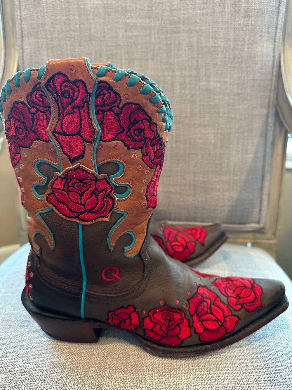 Ariat women’s Rodeo Rosita western boots Quincy Collection. Size 9.5 - Picture 7 of 17